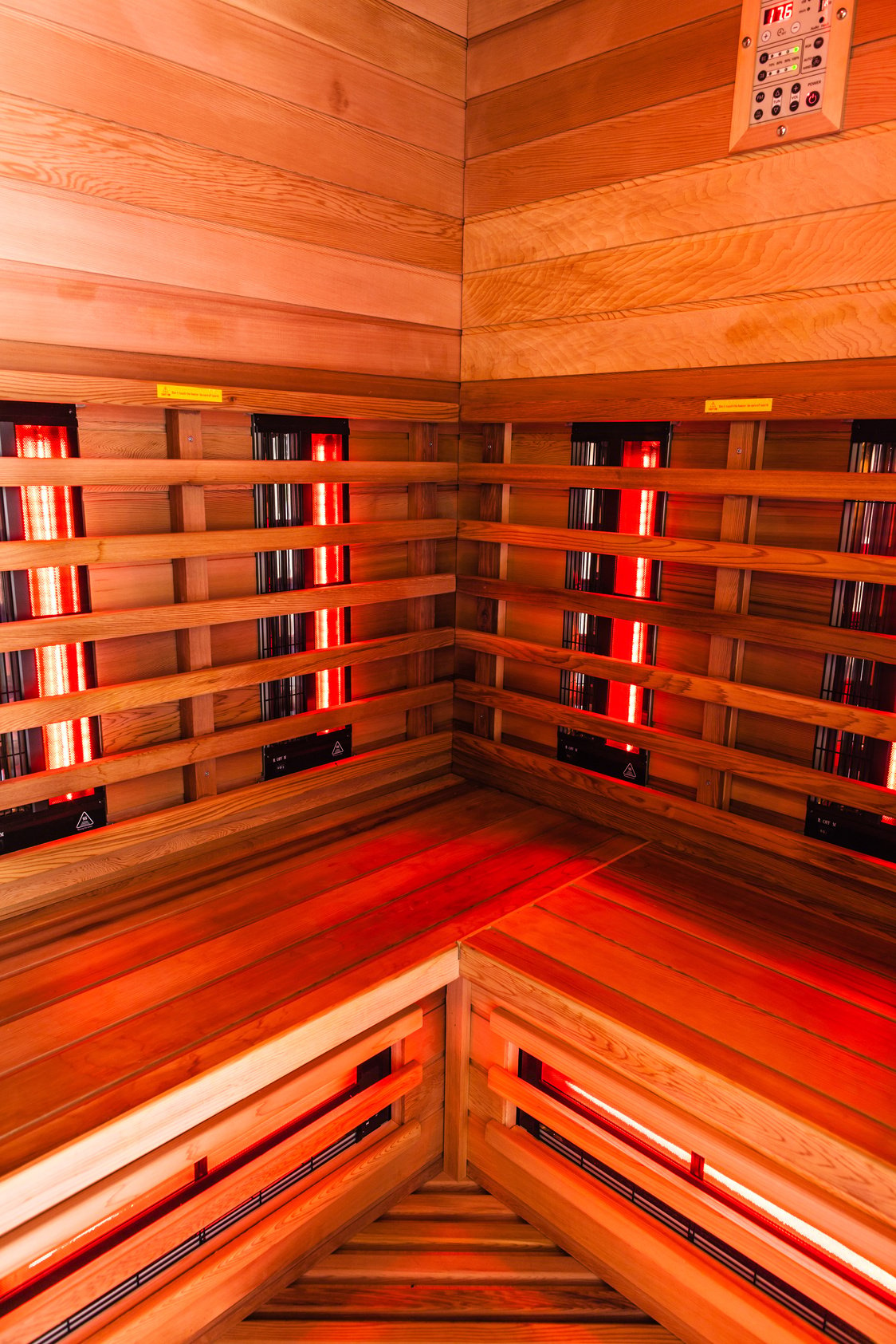 Sauna Interior in Spa